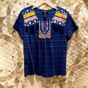 Style and co tribal bib tunic